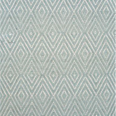 Dash & Albert Diamond Light Blue/Ivory Rug